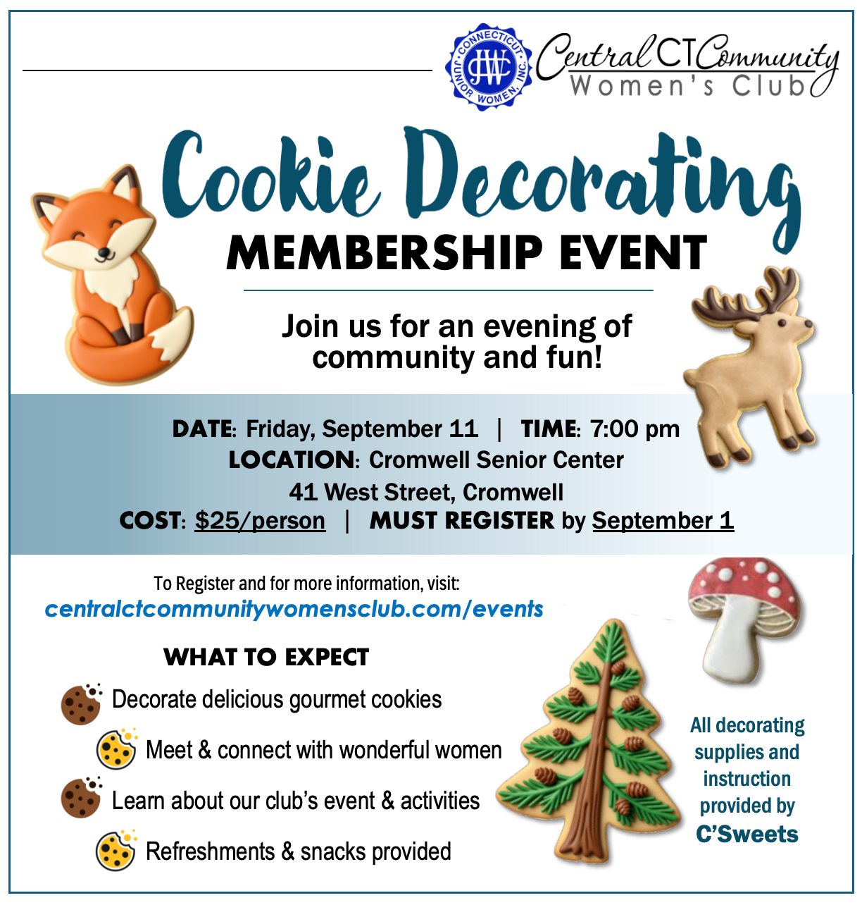 <p><span style="font-weight: bold;">Upcoming Cookie Decorating Class!&nbsp;</span></p>